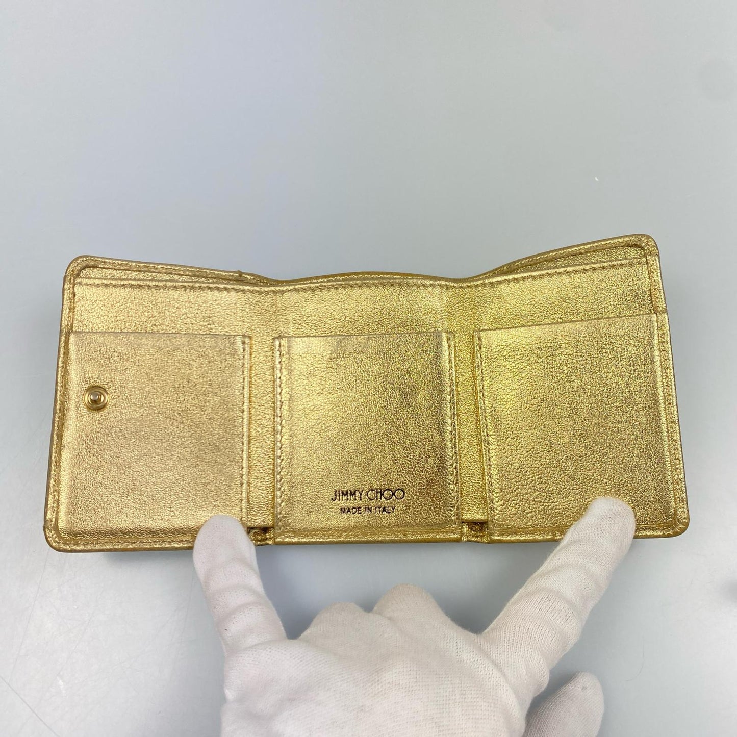 【中古】JIMMY CHOO | ジミーチュウ NEMO 三つ折り財布