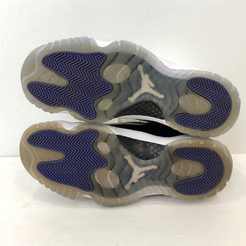 【中古】NIKE | ナイキ AIR JORDAN 11 RETRO スニーカー 378037-100 ホワイト 28.5cm