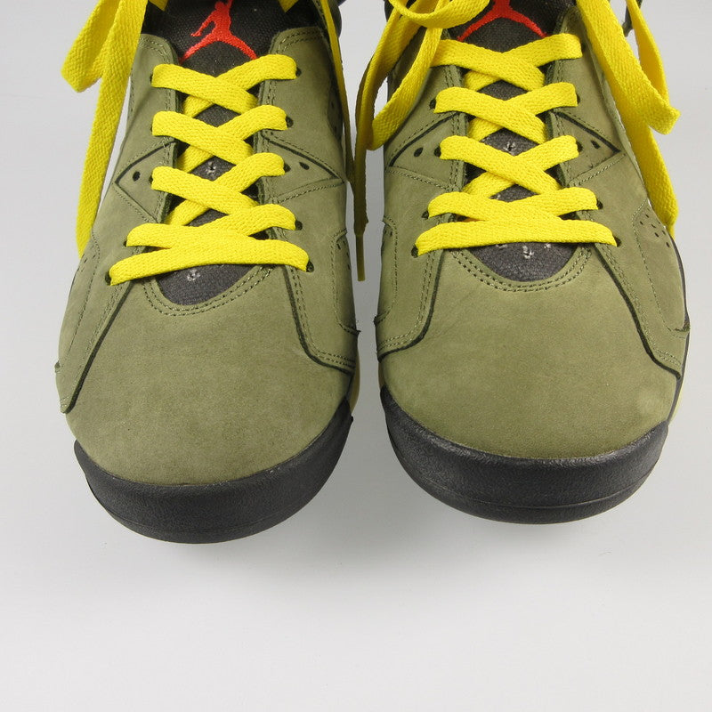 【中古】NIKE | ナイキ AIR JORDAN 6 RETRO CACTUS JACK スニーカー CN1084-200 カーキ 26.5cm