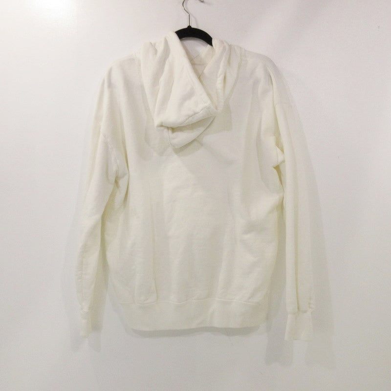 【中古】HOLLYWOOD RANCH MARKET | ハリウッドランチマーケット レイジーHワッペンスウェットフーディ パーカー ホワイト サイズ:S