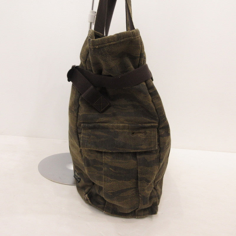 【中古】PORTER | ポーター GREEN EYE トートバッグ 558-07677 70th カモ