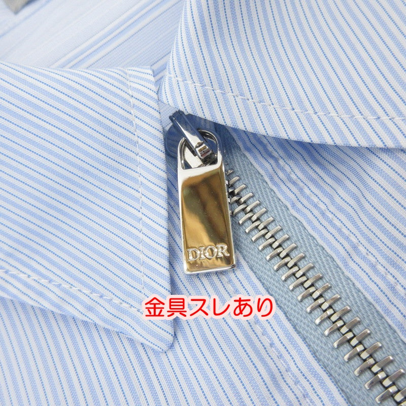 【中古】Dior | ディオール ブルゾン 193C536D847B ライトブルー サイズ:44