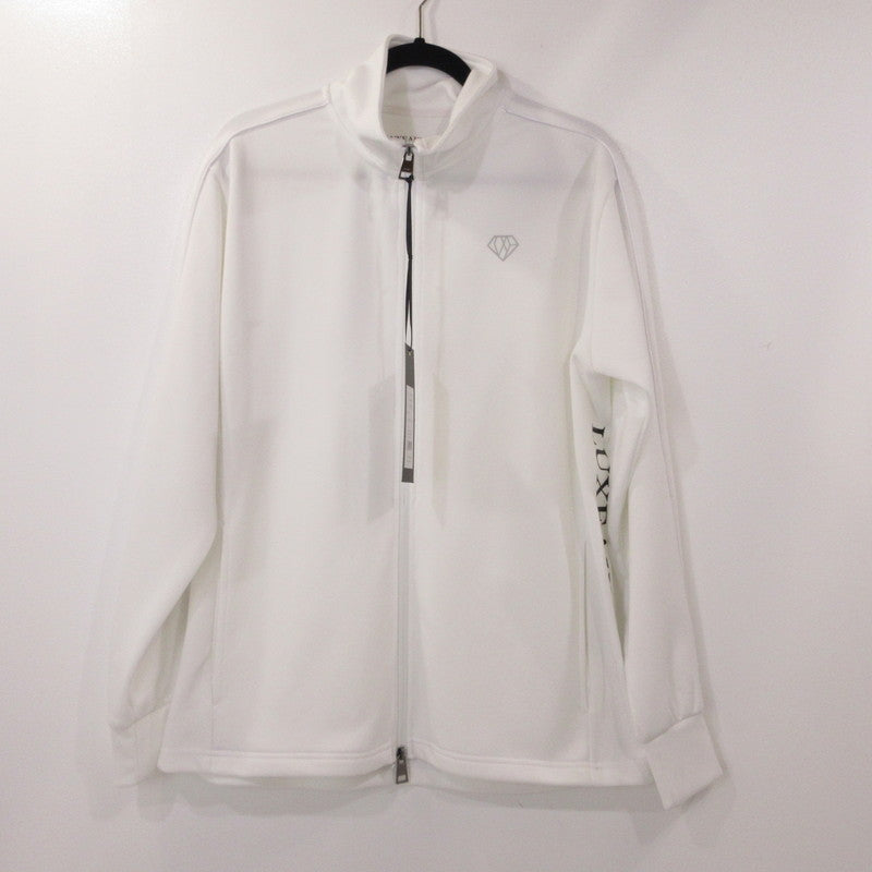 【中古】AKM(志風音) | エーケーエムシフォン JERSEY TRACK JACKET ジャージ LAO-23011 2023S/S ホワイト サイズ:L