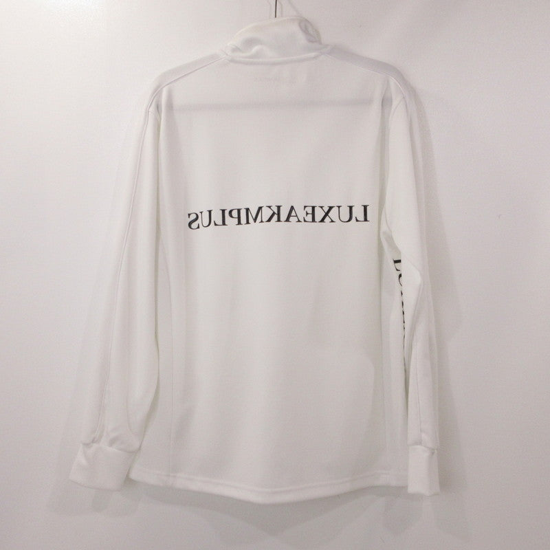 【中古】AKM(志風音) | エーケーエムシフォン JERSEY TRACK JACKET ジャージ LAO-23011 2023S/S ホワイト サイズ:L