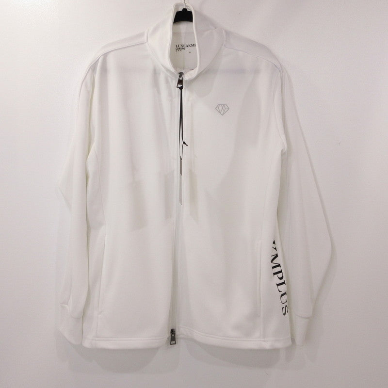 【中古】AKM(志風音) | エーケーエムシフォン JERSEY TRACK JACKET ジャージ LAO-23011 ホワイト サイズ:XL