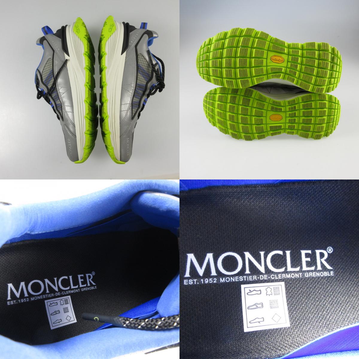 【中古】MONCLER | モンクレール LITE RUNNER スニーカー 4M00230 M2832 27.0cm グレー