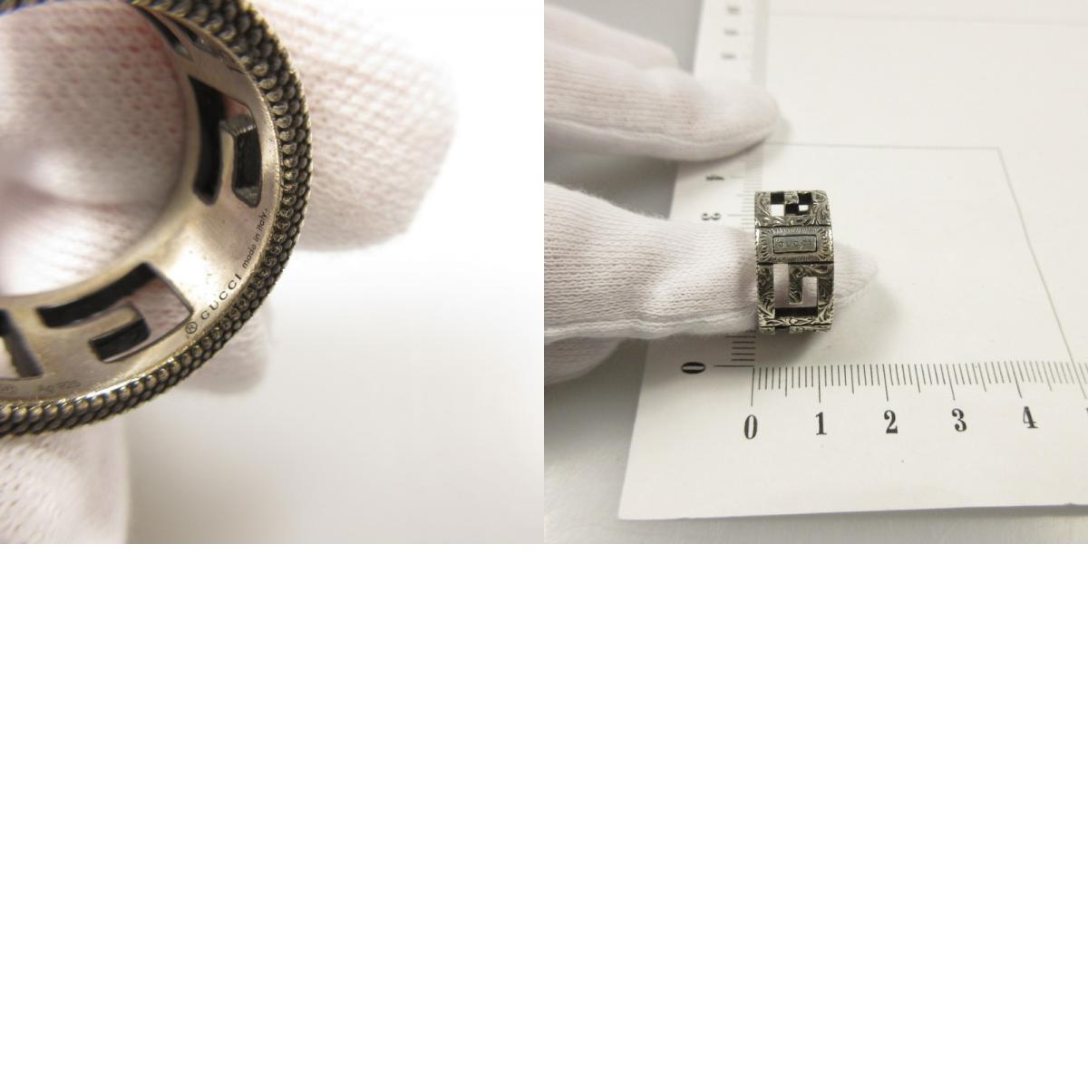 【中古】GUCCI | グッチ Gスクエア リング・指輪 551918