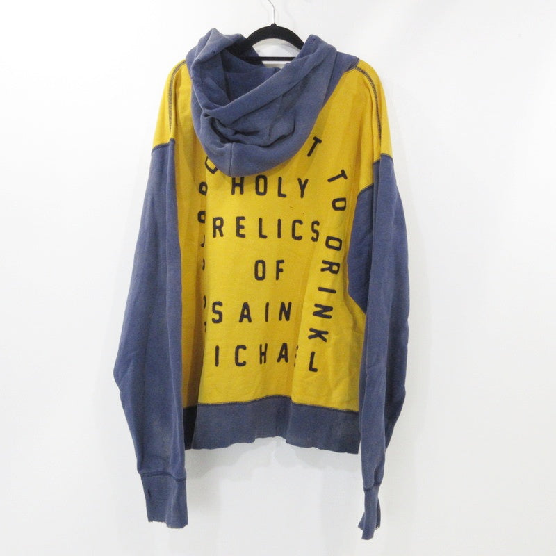 【中古】SAINT MICHAEL | セントマイケルセイントマイケル HOODIE_FELT パーカー SM-A21-0000-035 イエロー サイズ:XL