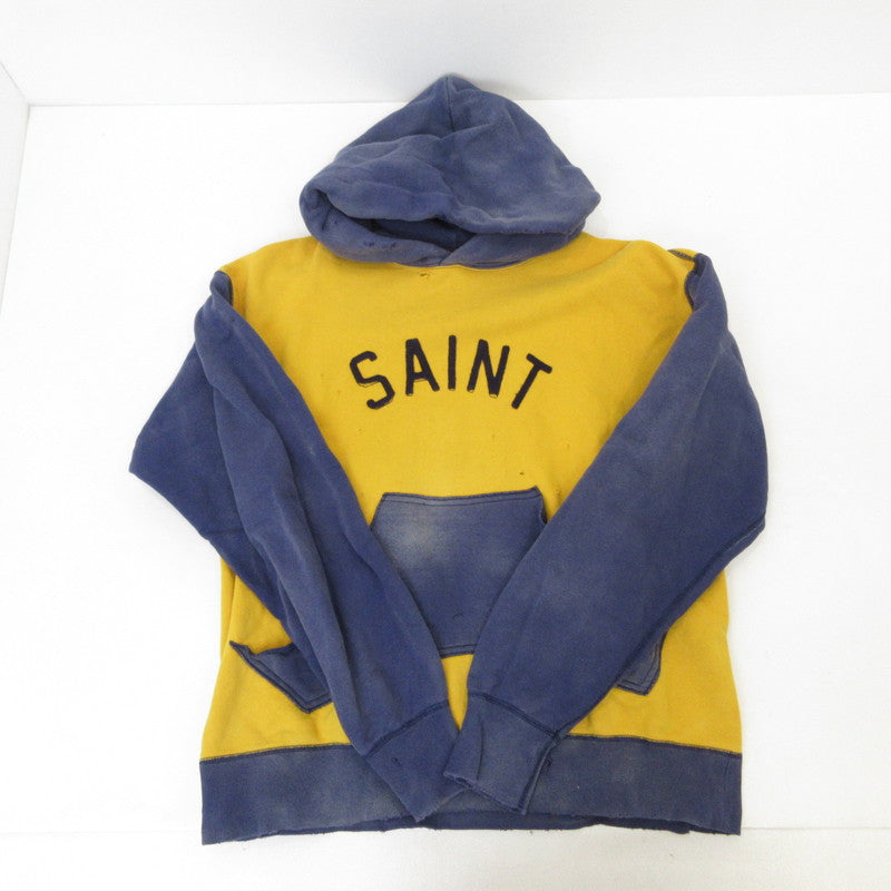 【中古】SAINT MICHAEL | セントマイケルセイントマイケル HOODIE_FELT パーカー SM-A21-0000-035 イエロー サイズ:XL