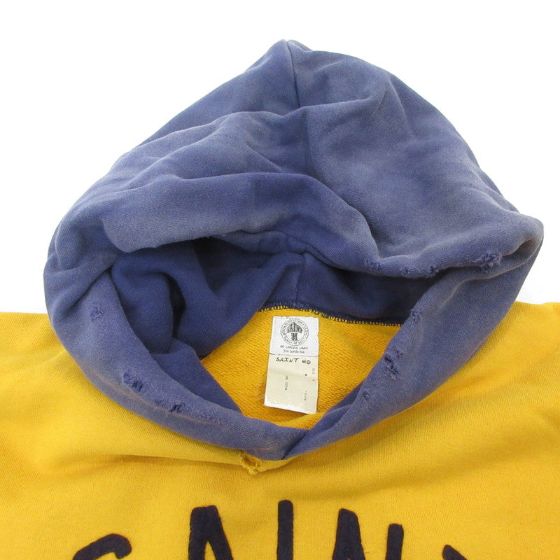 【中古】SAINT MICHAEL | セントマイケルセイントマイケル HOODIE_FELT パーカー SM-A21-0000-035 イエロー サイズ:XL