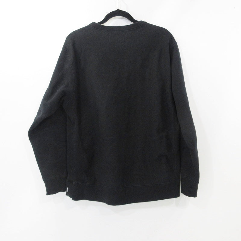 【中古】WACKOMARIA | ワコマリア HEAVY WEIGHT CREW NECK SWEAT SHIRT (TYPE-1) スウェット GP-C0001-BLACKLINE-BOB ブラック サイズ:XL