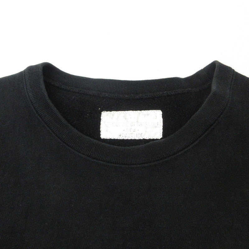 【中古】WACKOMARIA | ワコマリア HEAVY WEIGHT CREW NECK SWEAT SHIRT (TYPE-1) スウェット GP-C0001-BLACKLINE-BOB ブラック サイズ:XL