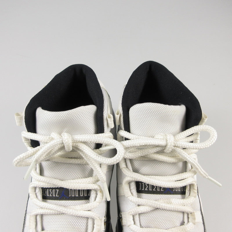 【中古】NIKE | ナイキ AIR JORDAN 11 RETRO スニーカー 378037-100 ホワイト 27cm