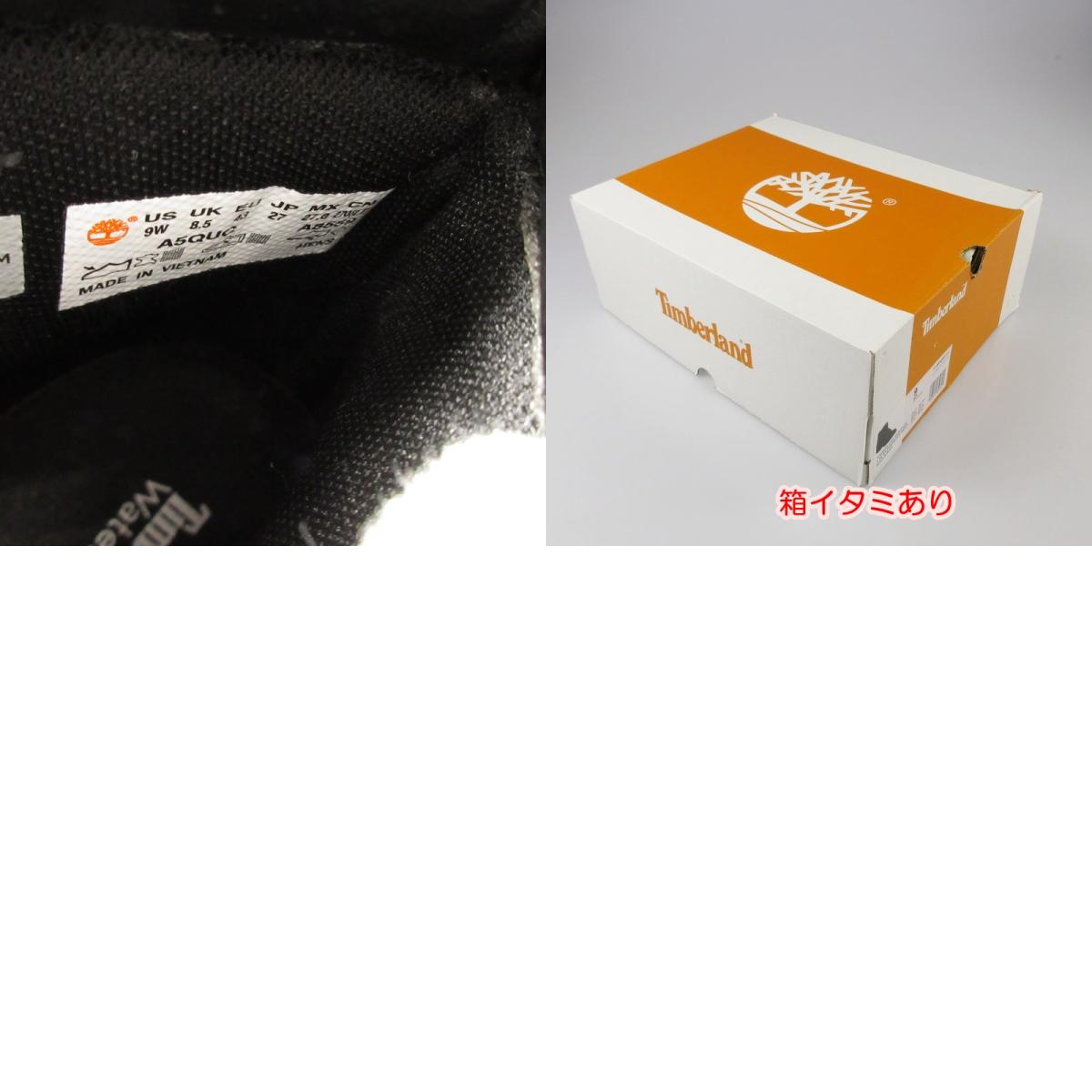【中古】Timberland | ティンバーランド 6in RUBBER TOE REMIX ブーツ TB 0A5QUC 001 ブラック 27cm