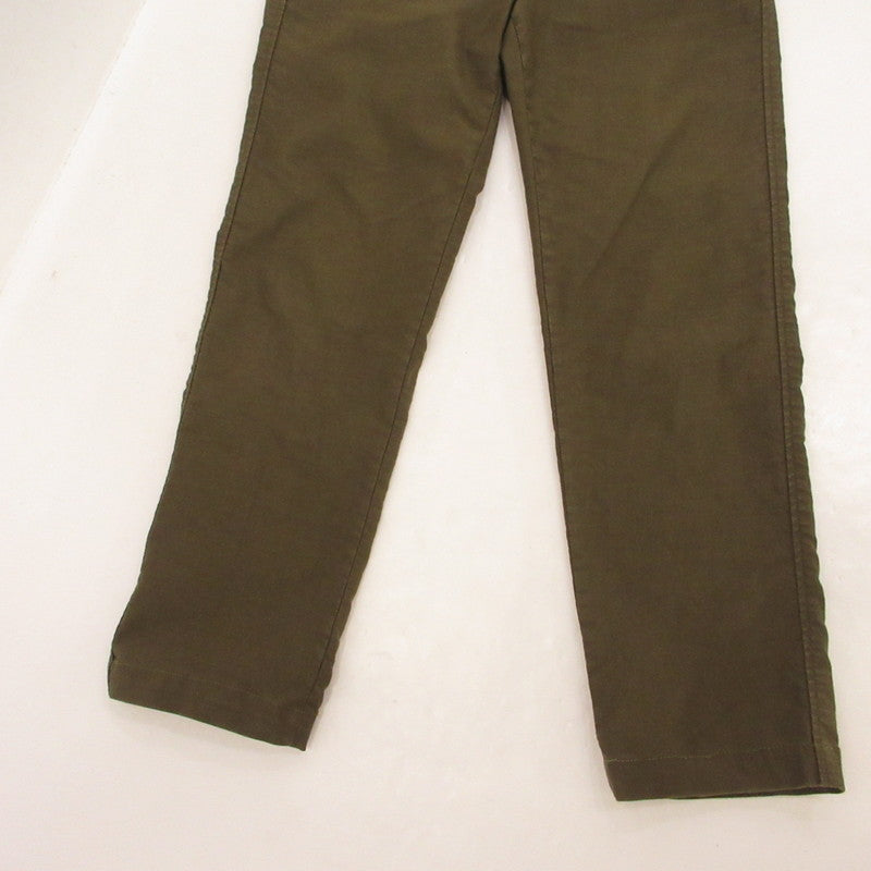 【中古】HOLLYWOOD RANCH MARKET | ハリウッドランチマーケット ジャーマンクロスストレッチトラウザーズ パンツ 063002612 カーキ サイズ:2