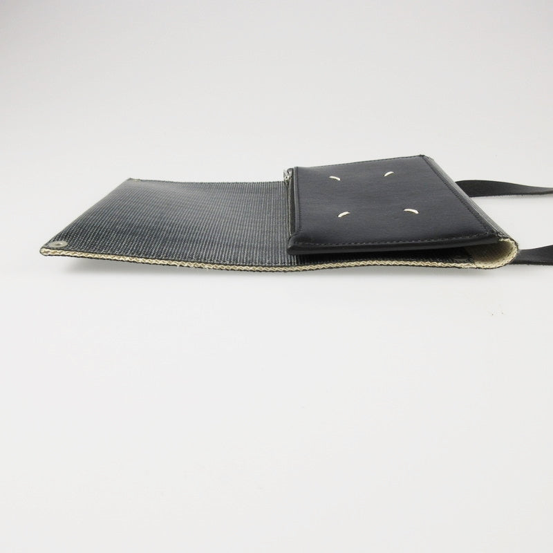 【中古】Maison Margiela | メゾンマルジェラ FOLD OVER PHONE CASE ショルダーバッグ S35UI0515 ブラック