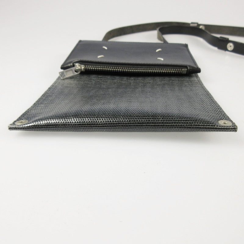 【中古】Maison Margiela | メゾンマルジェラ FOLD OVER PHONE CASE ショルダーバッグ S35UI0515 ブラック