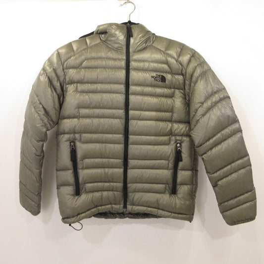 【中古】THE NORTH FACE | ザ・ノースフェイス FLASH HOODIE ダウンジャケット ND91500Z グレー サイズ:M