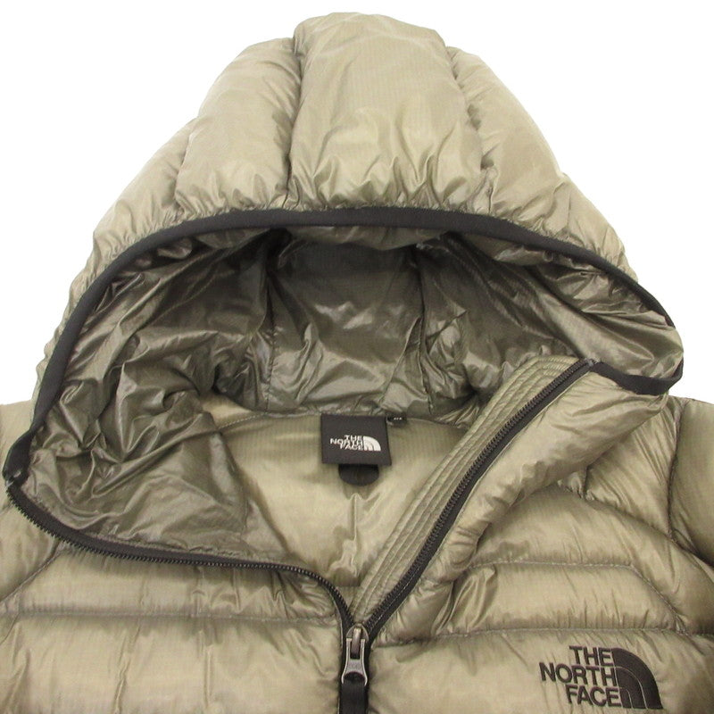 【中古】THE NORTH FACE | ザ・ノースフェイス FLASH HOODIE ダウンジャケット ND91500Z グレー サイズ:M