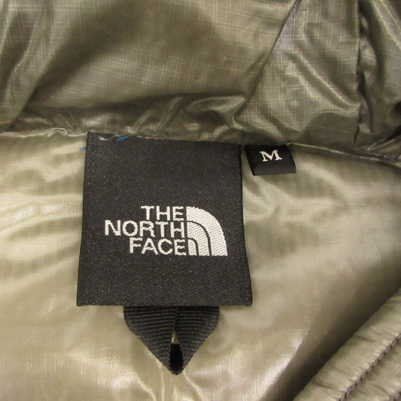 【中古】THE NORTH FACE | ザ・ノースフェイス FLASH HOODIE ダウンジャケット ND91500Z グレー サイズ:M