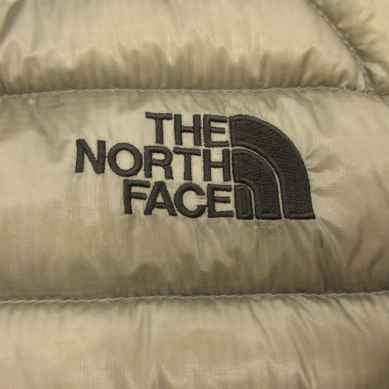 【中古】THE NORTH FACE | ザ・ノースフェイス FLASH HOODIE ダウンジャケット ND91500Z グレー サイズ:M