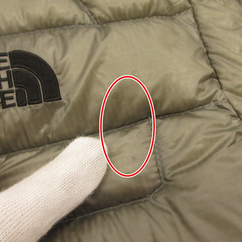 【中古】THE NORTH FACE | ザ・ノースフェイス FLASH HOODIE ダウンジャケット ND91500Z グレー サイズ:M