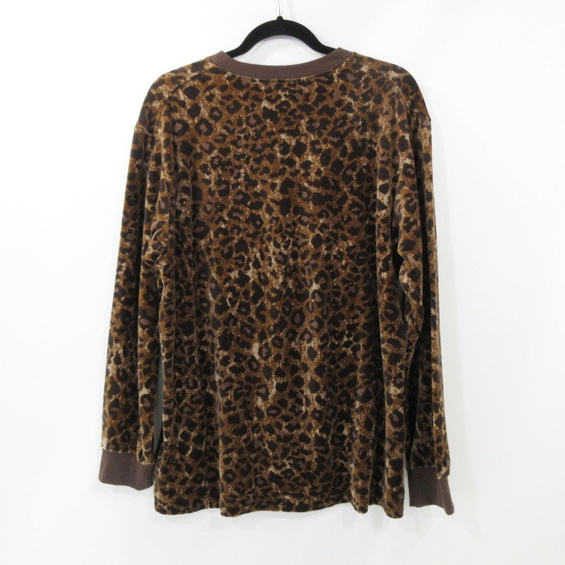 【中古】BRU NA BOINNE | ブルーナボイン レオパンダロンT 長袖Tシャツ 8412/8413 サイズ:L