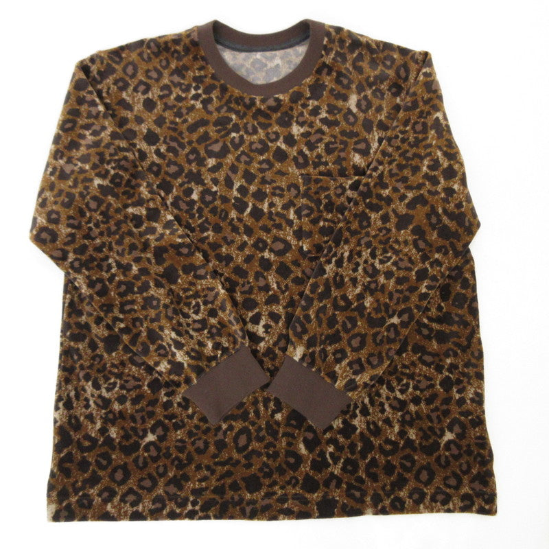 【中古】BRU NA BOINNE | ブルーナボイン レオパンダロンT 長袖Tシャツ 8412/8413 サイズ:L