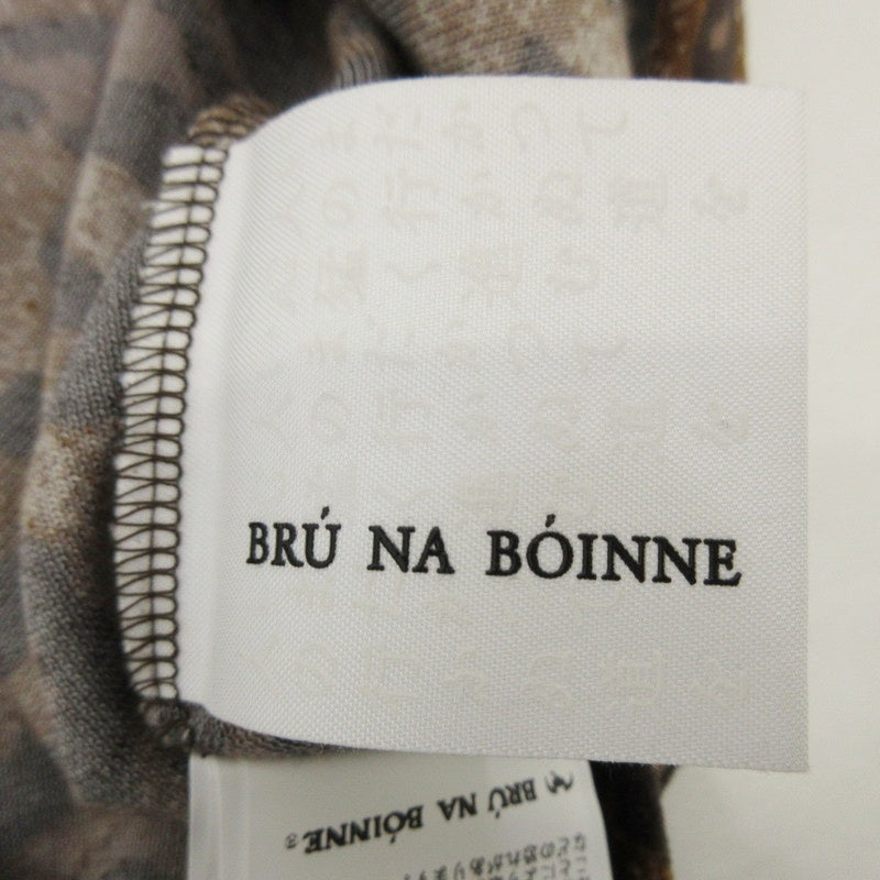 【中古】BRU NA BOINNE | ブルーナボイン レオパンダロンT 長袖Tシャツ 8412/8413 サイズ:L