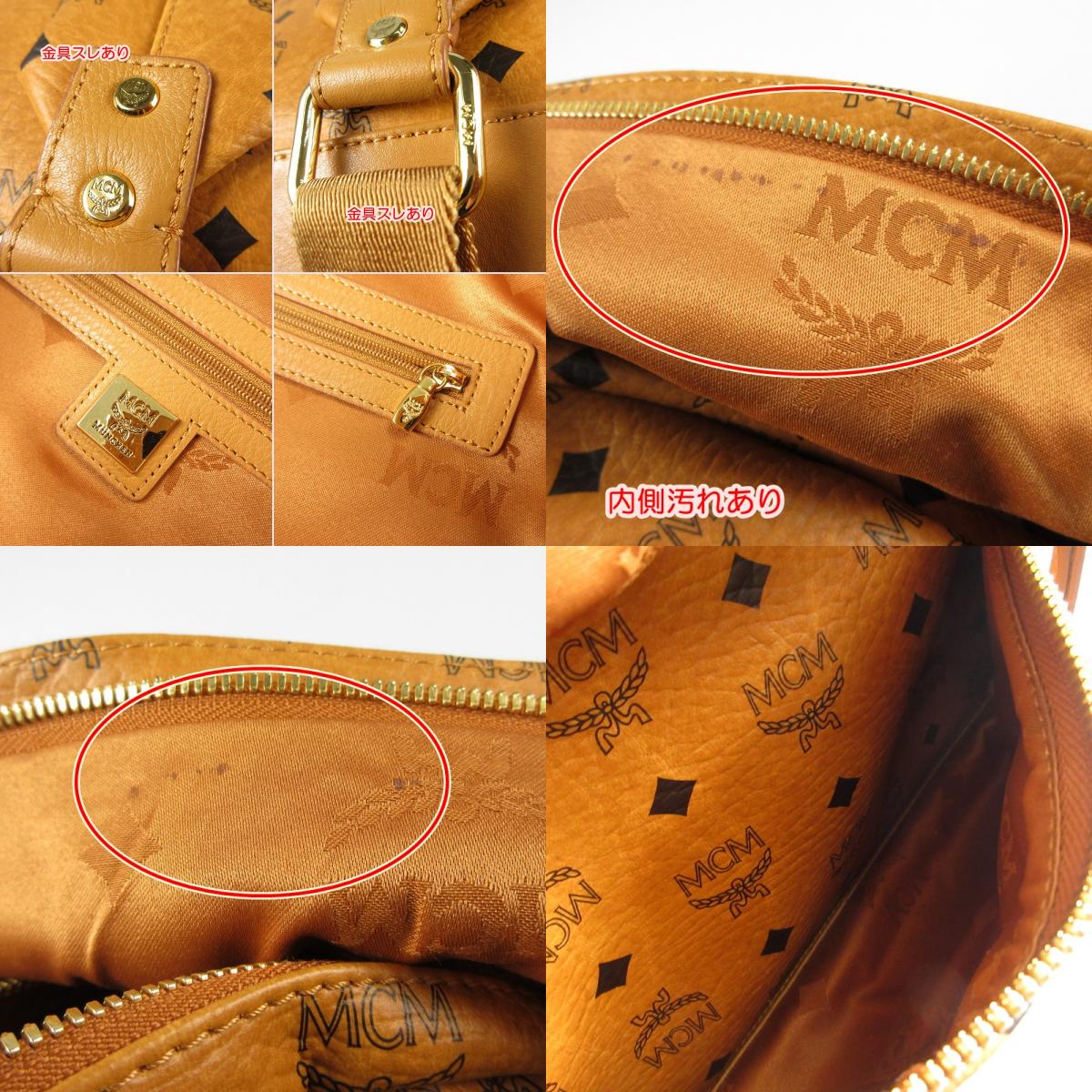 【中古】MCM | エム・シー・エム STARK CLASSIC BACKPACK LARGE リュック・デイパック MWK1SVE02CO001