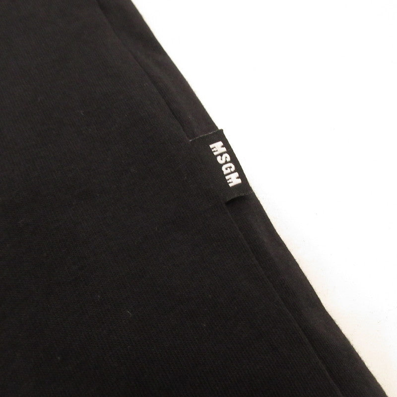 【中古】MSGM | エムエスジーエム T-SHIRT WITH GRAFFITI LOGO 半袖Tシャツ 195298 国内正規品 ブラック サイズ:XS