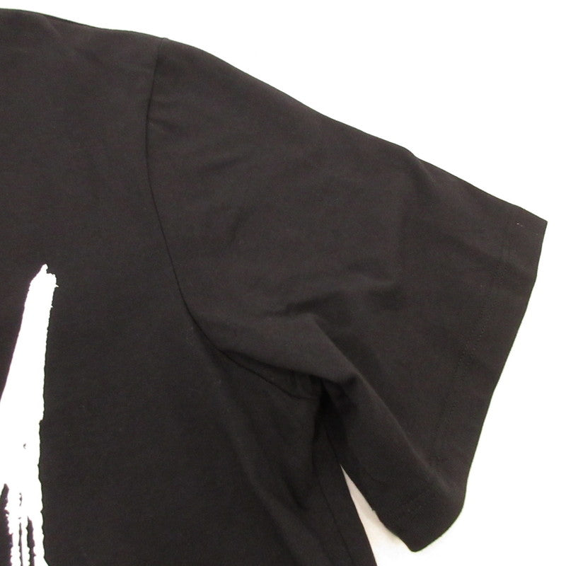 【中古】MSGM | エムエスジーエム T-SHIRT WITH GRAFFITI LOGO 半袖Tシャツ 195298 国内正規品 ブラック サイズ:XS