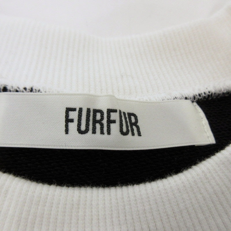 【中古】furfur | ファーファー バイカラーオーバースウェット スウェット RWCT244070 マルチカラー