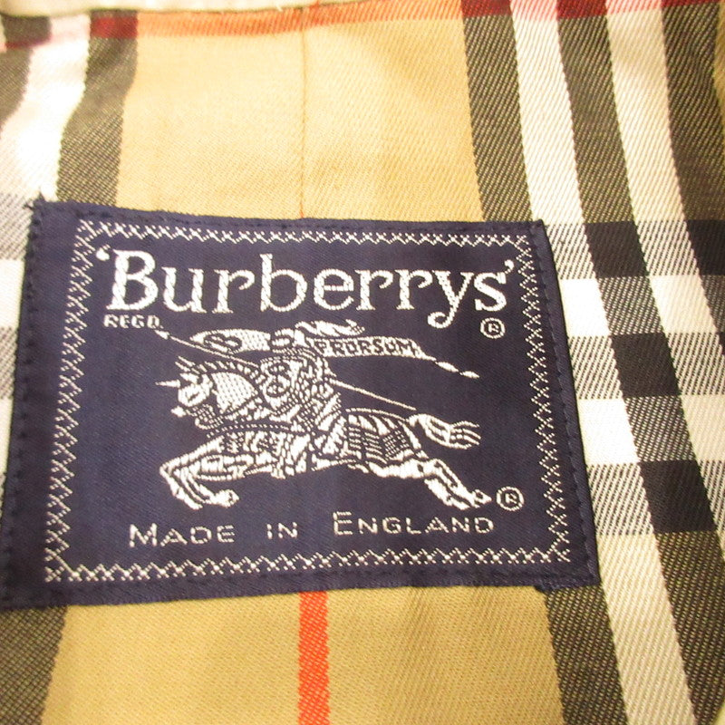 【中古】Burberry's | バーバリーズ ステンカラーコート イングランド製 ベージュ