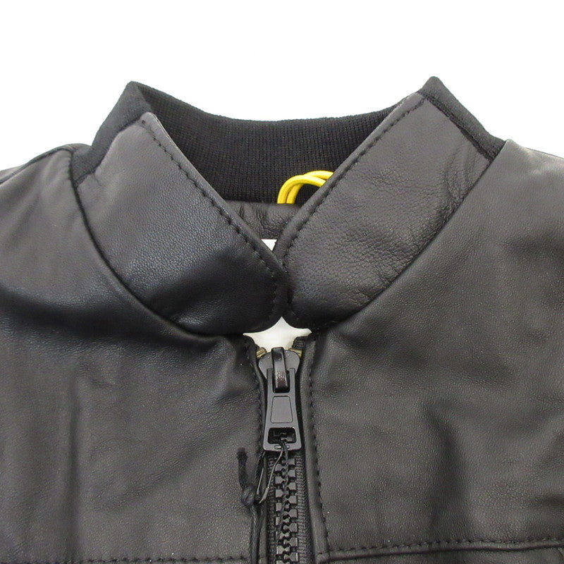 【中古】PREMIUM MOOD DENIM SUPERIOR | プレミアムムードデニムスペリオール COSTY LER レザー 020591114004 ブラック サイズ:M