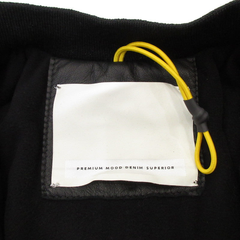 【中古】PREMIUM MOOD DENIM SUPERIOR | プレミアムムードデニムスペリオール COSTY LER レザー 020591114004 ブラック サイズ:M