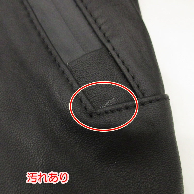 【中古】PREMIUM MOOD DENIM SUPERIOR | プレミアムムードデニムスペリオール COSTY LER レザー 020591114004 ブラック サイズ:M