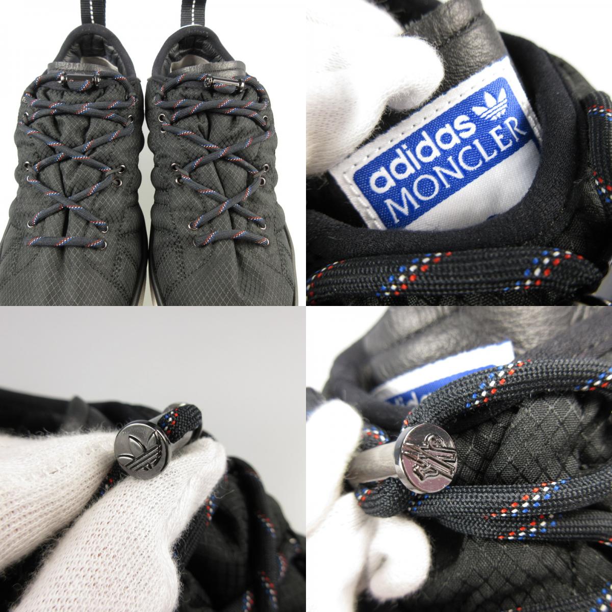 【中古】MONCLER | モンクレール CAMPUS スニーカー IG7868 ブラック 23.5cm
