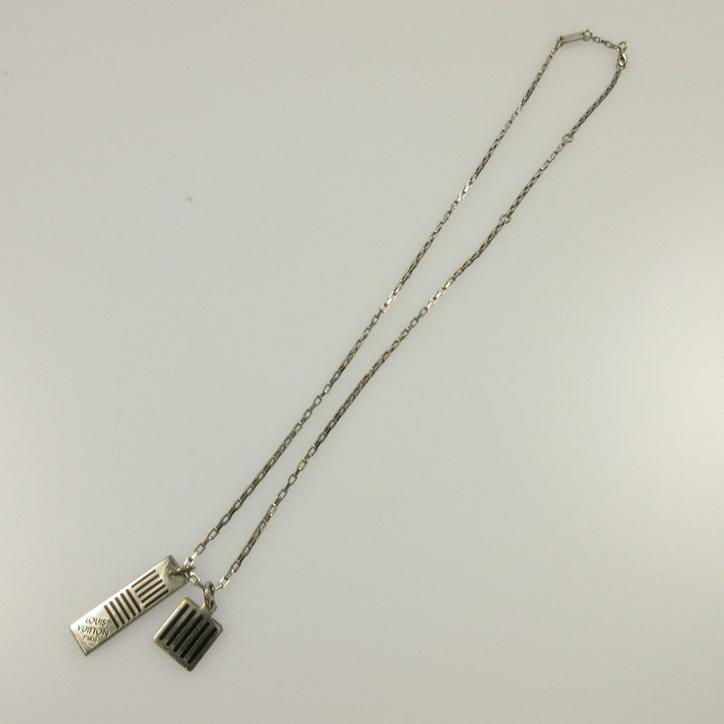 【中古】LOUIS VUITTON | ルイ・ヴィトン コリエダミエカラーズ ネックレス M62490