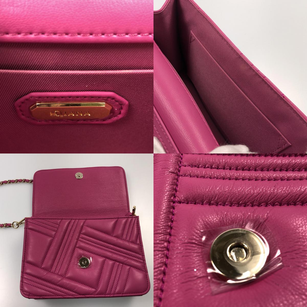 【中古】DIANA | ダイアナ ショルダーバッグ SH4105 2024S/S ピンク