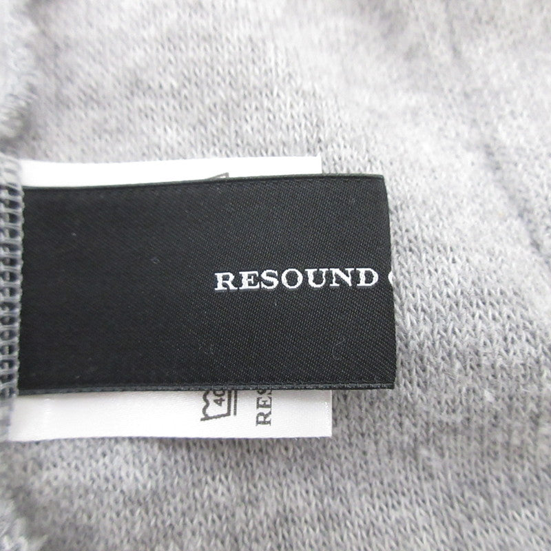 【中古】RESOUND CLOTHING | リサウンドクロージング WEST PILE CARDIGAN カーディガン RC23-C-004 グレー サイズ:1