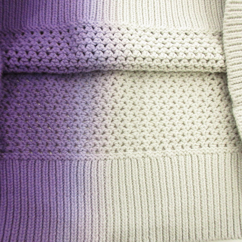 【中古】STUSSY | ステューシー Dyed Loose Guage Sweater セーター 117196 パープル サイズ:M
