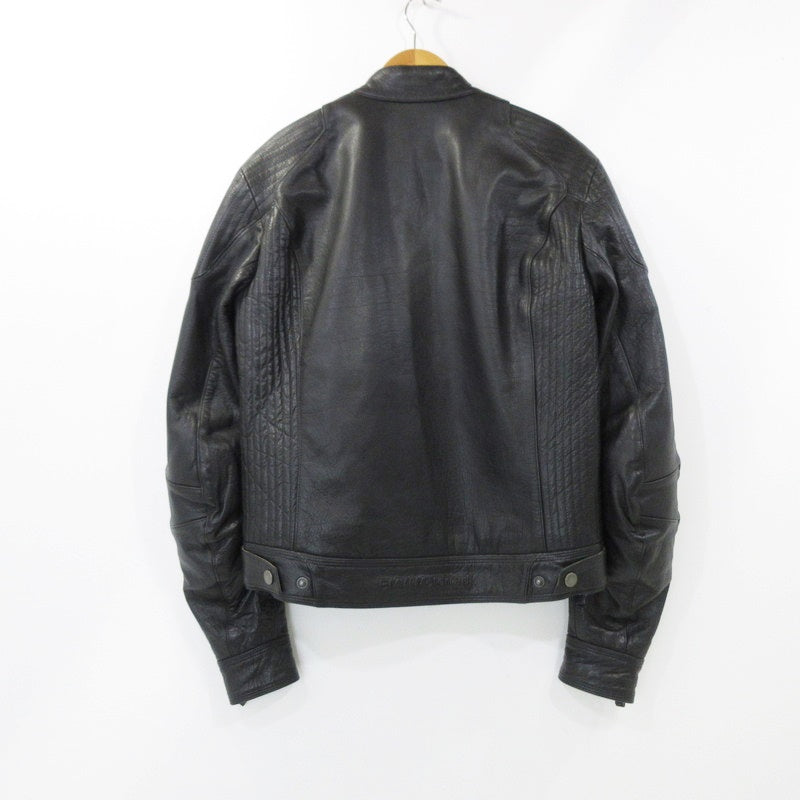 【中古】BMW | ビーエムダブリュー Black Leather Jacket レザー ブラック サイズ:48