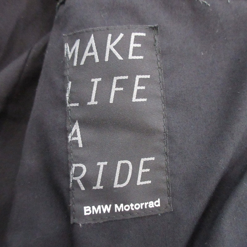 【中古】BMW | ビーエムダブリュー Black Leather Jacket レザー ブラック サイズ:48
