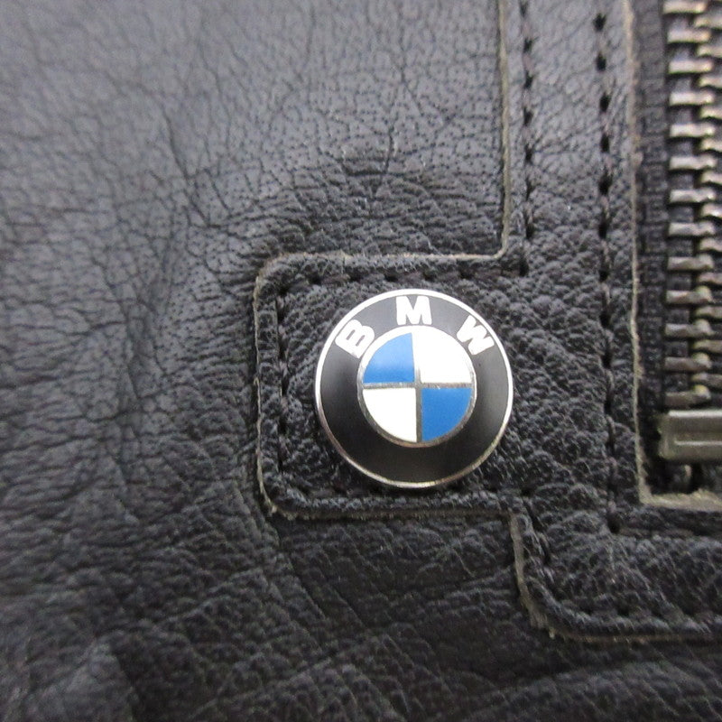 【中古】BMW | ビーエムダブリュー Black Leather Jacket レザー ブラック サイズ:48