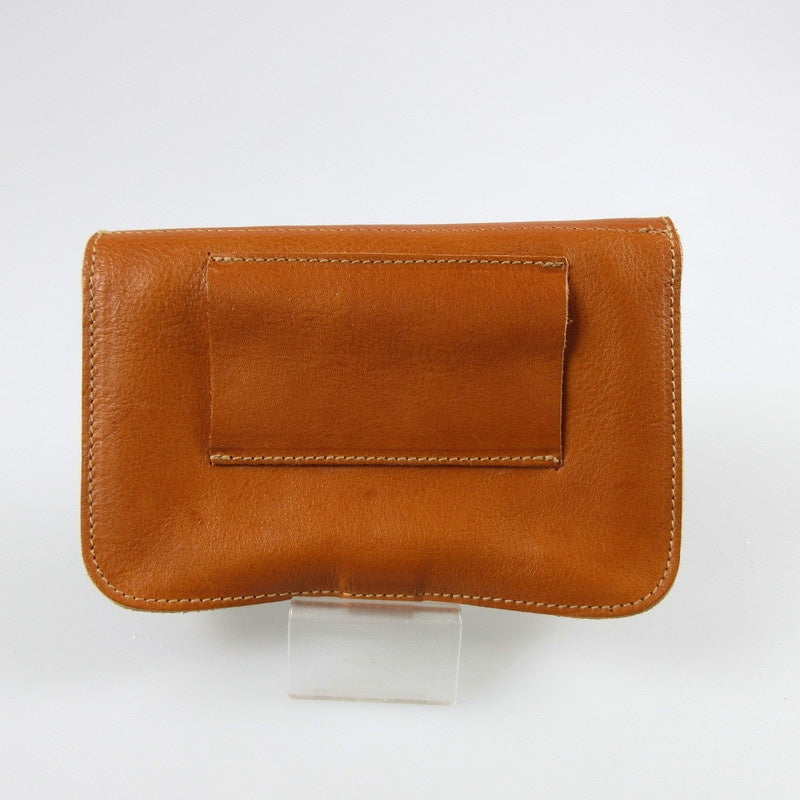 【中古】IL BISONTE | イルビゾンテ ポーチ キャメル