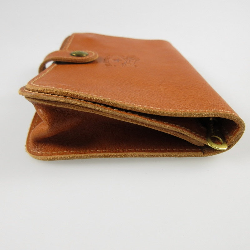 【中古】IL BISONTE | イルビゾンテ ポーチ キャメル