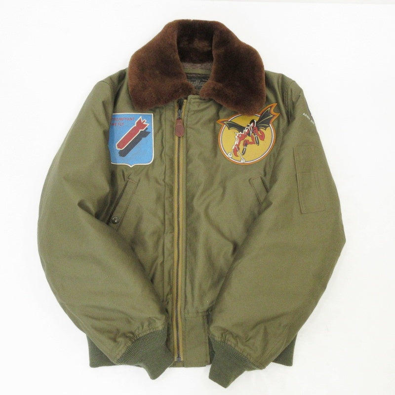 【中古】Buzz Rickson's | バズリクソンズ Type B-15 534th BOMB. SQ. 381st BOMB. GP. ミリタリーコート BR15598 カーキ サイズ:38