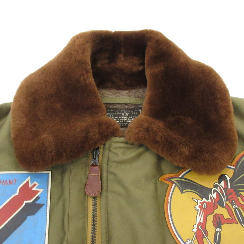 【中古】Buzz Rickson's | バズリクソンズ Type B-15 534th BOMB. SQ. 381st BOMB. GP. ミリタリーコート BR15598 カーキ サイズ:38