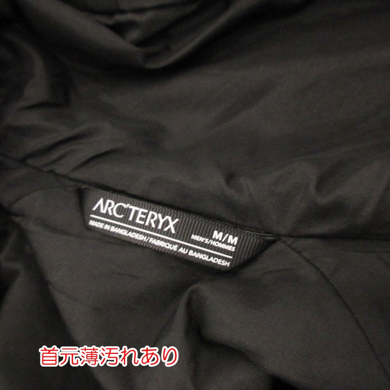 【中古】ARC'TERYX | アークテリクス ATOM LT HOODY その他アウター X000005160 ブラック サイズ:M